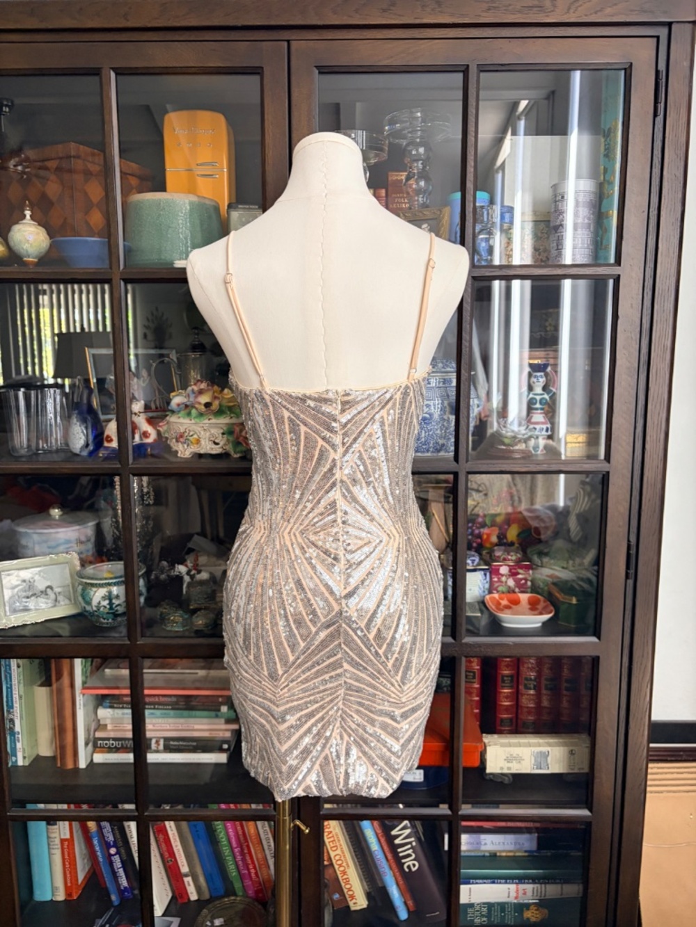 Lulu’s Sexy Sequined Bodycon Mini Dress size small - Picture 2 of 6